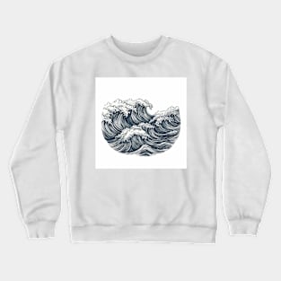 Ocean life - Waves Crewneck Sweatshirt